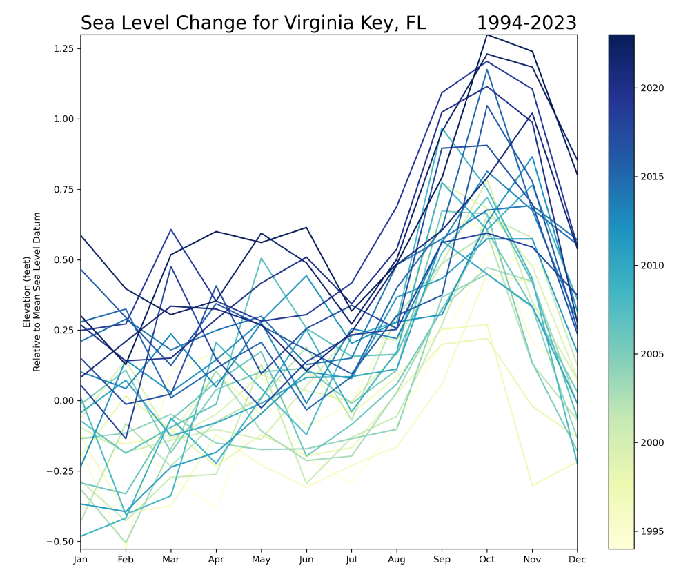 Visualizing Local Sea Level Change
